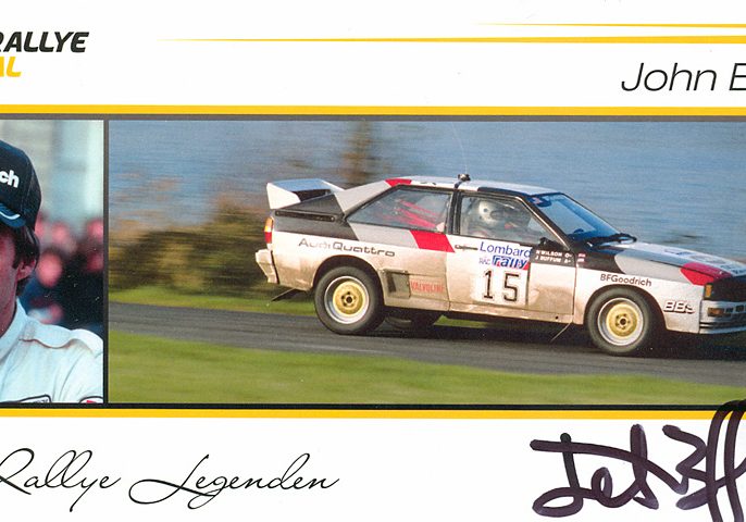 Audi Quattro A2, #15, 32. Lombard RAC Rally 1983, 21,0 x 10,0 cms